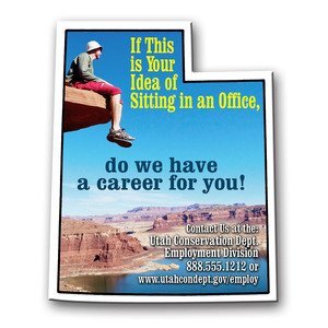 Utah State Shaped Magnet