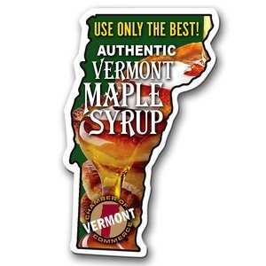 Vermont State Shaped Magnet