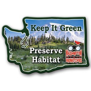 Washington State Shaped Magnet