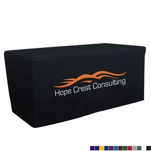 Fitted Table Throw, 6' - Full Color Front