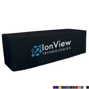 Fitted Table Throw, 8' - Full Color Front