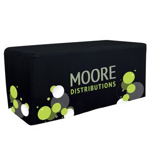 Fitted Table Throw, 6' - Full Color Full Bleed