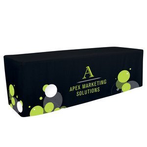 Fitted Table Throw, 8' - Full Color Full Bleed