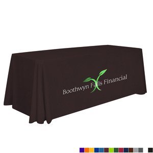 Standard Table Throw, 6' - Full Color Front
