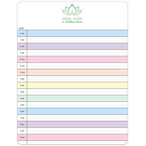 Day Planner Memo Board w/ Magnet, 8-1/2" x 11"