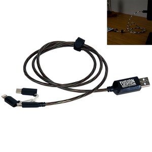 LitUp MFI-Certified 3-in-1 Charging Cable