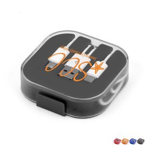 Charging Cable 3 Piece Set with Phone Holder