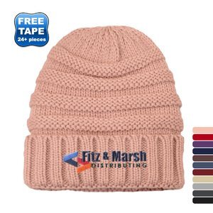 Knit Pattern Beanie