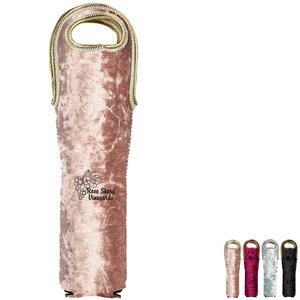 Velvet Single Bottle Neoprene Wine Tote Sleeve