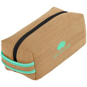 Doppelganger Burlap Neoprene Dopp Bag