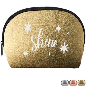 Cosmo Cutie Metallic Neoprene Cosmetic Bag