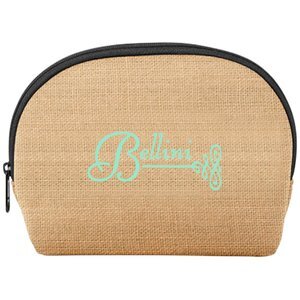 Cosmo Cutie Burlap Neoprene Cosmetic Bag