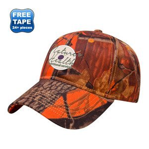 Orange Ridge Camo Constructed Cap