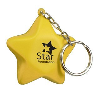 Star Stress Reliever Key Chain