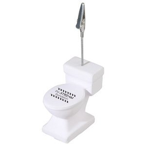 Toilet Stress Reliever Memo Holder