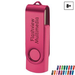 Rotate Two Tone USB Flash Drive, 8GB