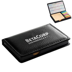 Leatherette Sticky Note & Flag Organizer