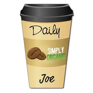 Tall Coffee Cup Shape Magnet