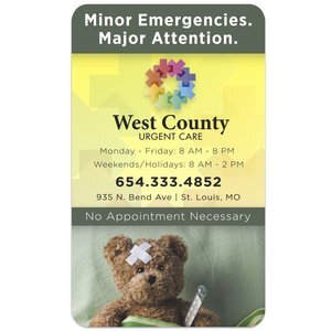 Rectangular Round Corner Magnet, 3" x 5"