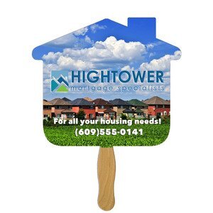 House Shape Hand Fan