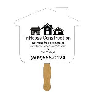 House Shape Hand Fan