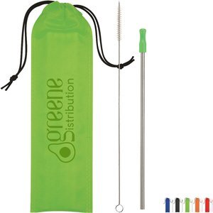 Reusable Collapsible Straws With Metal Case - LPFZ1024 - IdeaStage