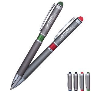 Farella® Bronze Ballpoint Twist Action Metal Pen & Stylus