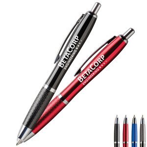 Nashoba Torch™ Ballpoint Retractable Metal Pen w/ LED Light