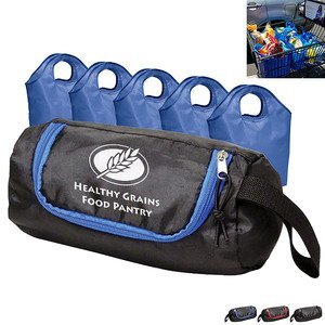 Reusable Grocery Pod Polyester Tote Set