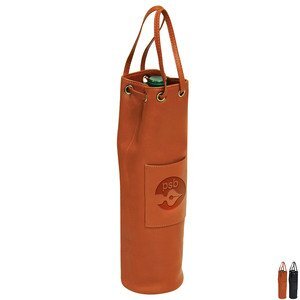 Single Bottle Leather Wine Bag