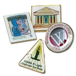 Screenprinted Lapel Pin