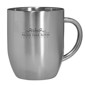 Double Wall Stainless Steel Coffee Mug, 12oz.