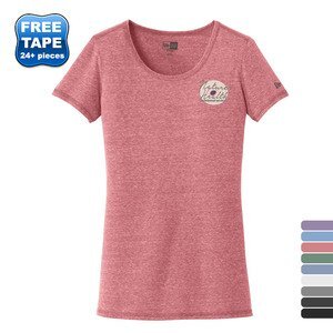 New Era® Ladies' Tri-Blend Performance Scoop Tee