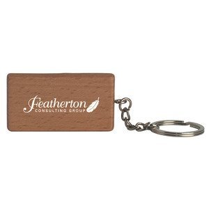 Rectangle Wooden Keyring