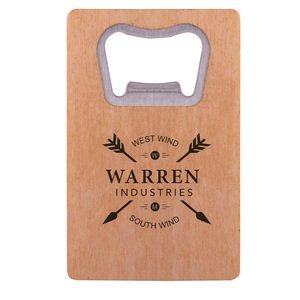 Wood Credit Card Size Bottle Opener