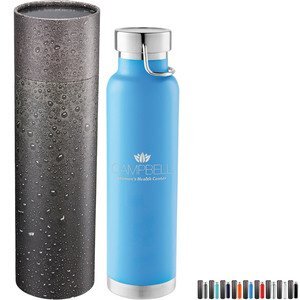 Thor Copper Vac Bottle w/Cylindrical Box, 22 oz.