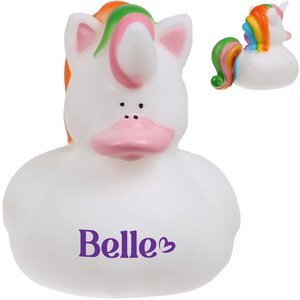 Rainbow Unicorn Rubber Duck