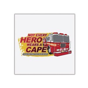 Not Every Hero Wears A Cape Temporary Tattoo, Stock