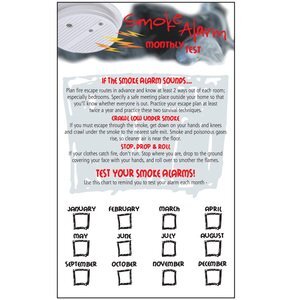 Smoke Alarm Info Magnet, Stock