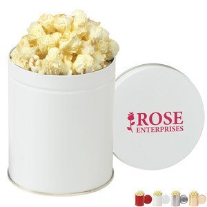 Gourmet White Cheddar Truffle Popcorn Tin, Quart