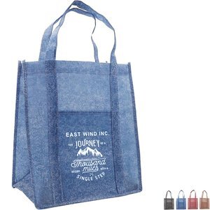 Stone Non-Woven Grocery Tote