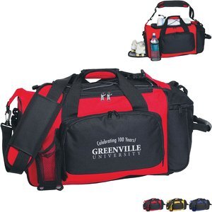 Deluxe Polyester Sport Duffel Bag, 21"