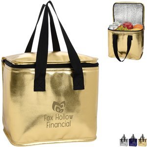 Major Metallic PVC Leatherette Cooler Bag