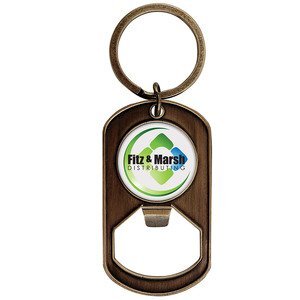Dog Tag Bottle Opener Key Tag