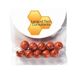 Header Bag w/ Chocolate Basketballs