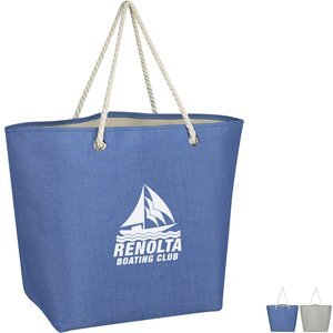 Peddler Polycanvas & Jute Tote Bag