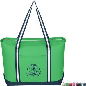Large Cotton Canvas Admiral Tote Bag