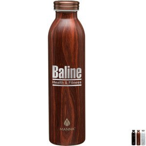 Manna™ Retro Stainless Steel Water Bottle, 20oz.