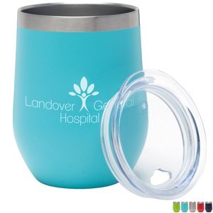 Aria Double Wall Vacuum Wine Cup, 12oz.