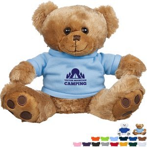 Plush Big Paw Bear w/ Shirt, 8-1/2"